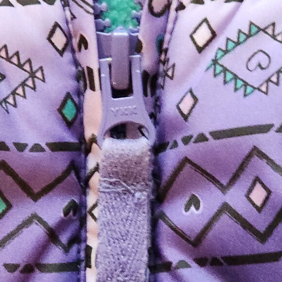 London Fog Infant Girls Hooded Puffer Jacket~18M~18 Months Multicolor/Hearts - Picture 9 of 11